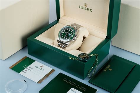 rolex submariner box and papers